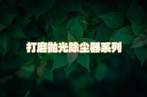 打磨抛光除尘器系列